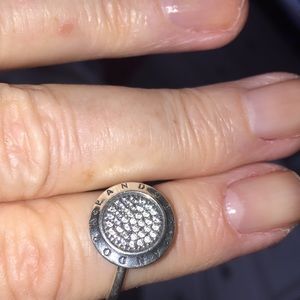 Pandora Signature ring size 8 100% authentic